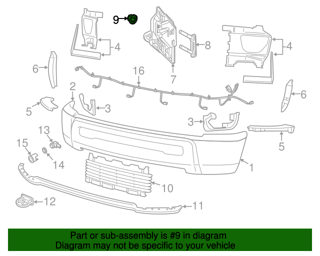 2000-2020 Mopar Nut 6101678 | TascaParts.com