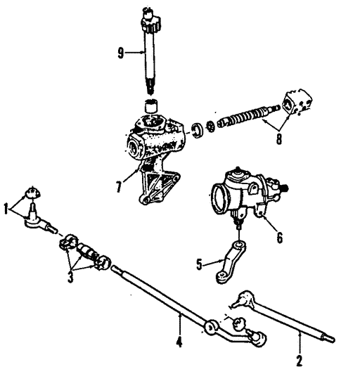 Steering Gear & Linkage for 1989 Ford Bronco | Village Ford