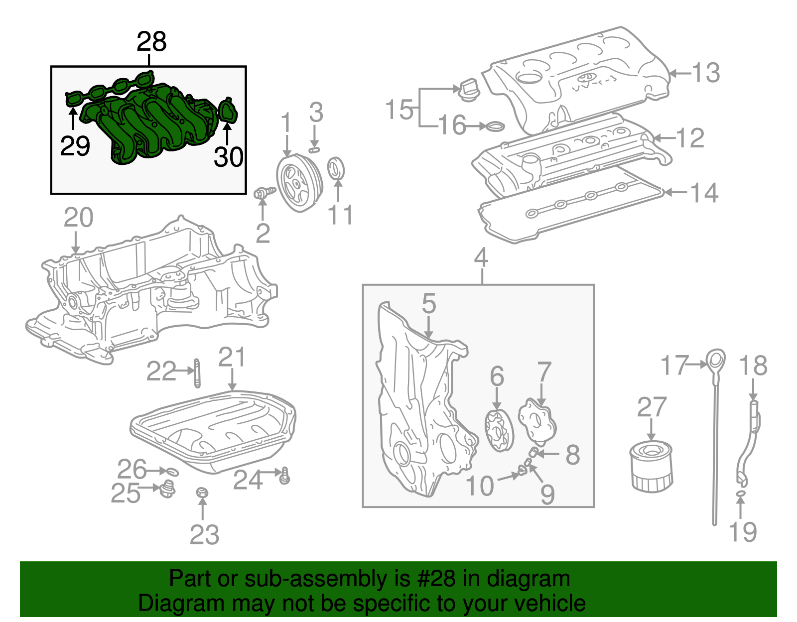 Intake Manifold - Scion (17120-21020)