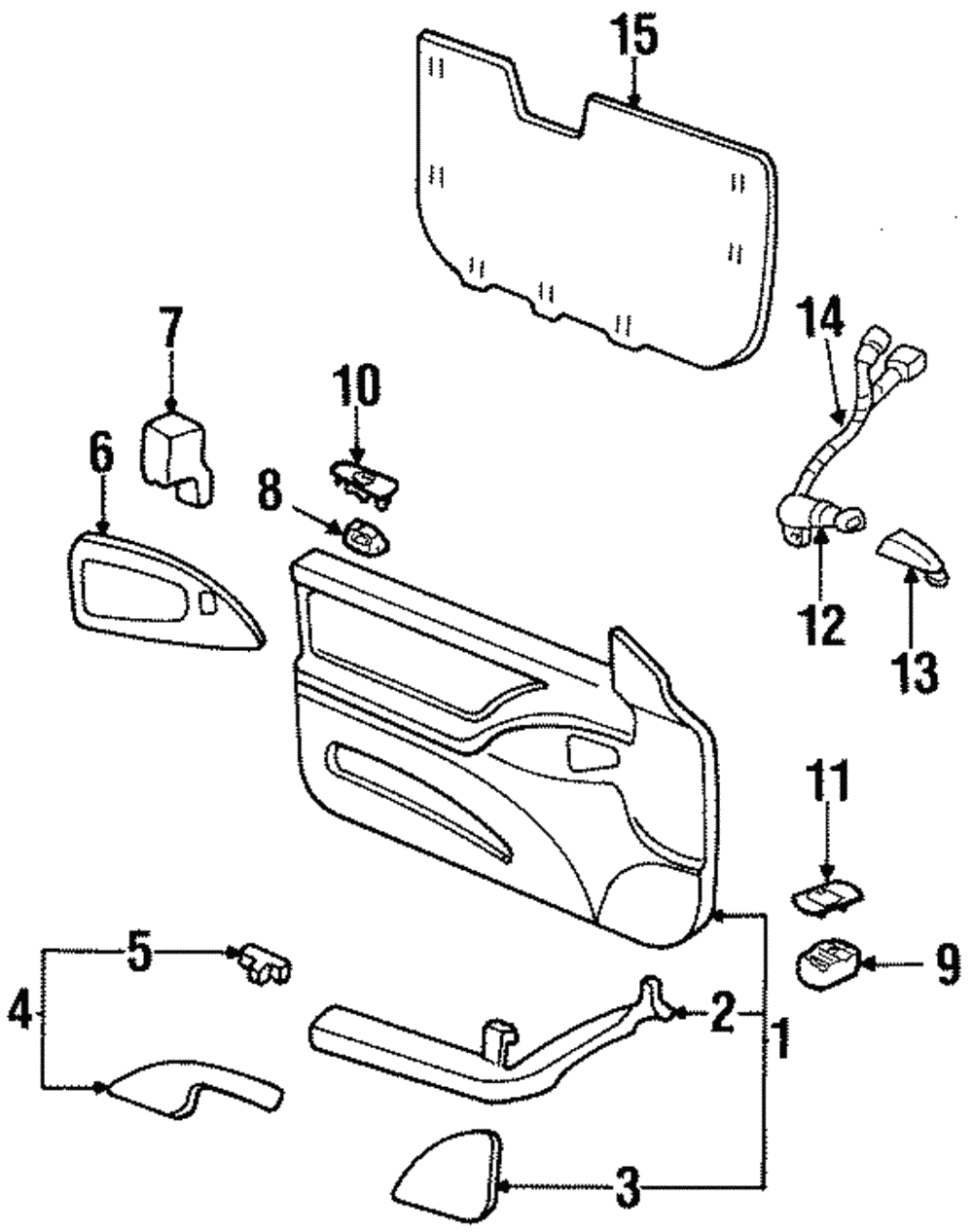Door Window Switch - GM (88894538)