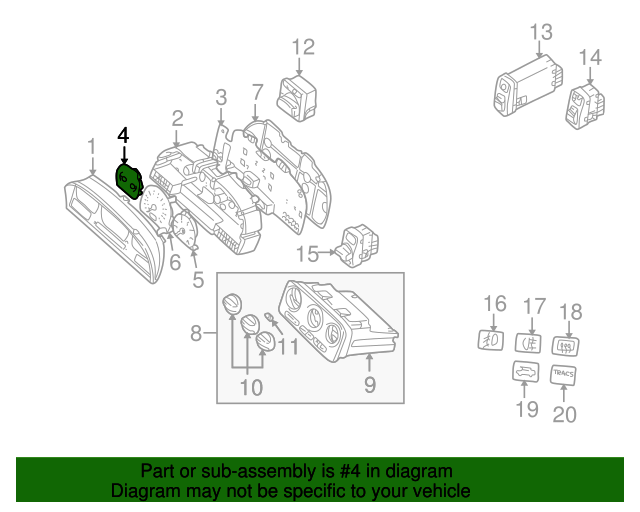 Genuine Fuel Gauge for 19992004 Volvo Part 9178998 Over 30 Off