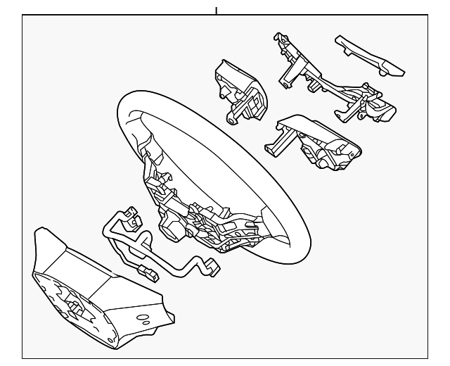 20162018 Kia Sorento Steering Wheel 56110 C6600CP5 OEM Parts Online