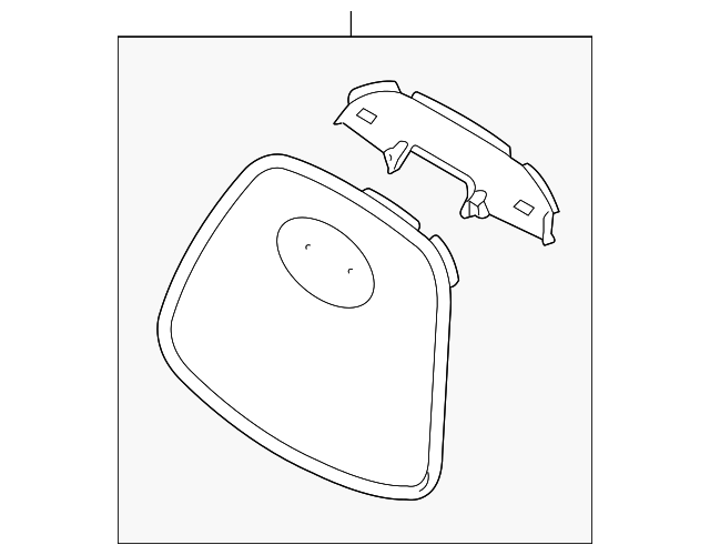 2007 Subaru B9 Tribeca Center Grille 91121XA20A9E Subaru Parts Store
