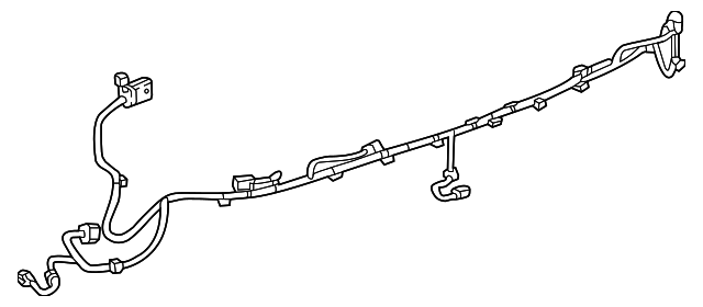 Rear Object Alarm Sensor Wiring Harness - GM (84383049)