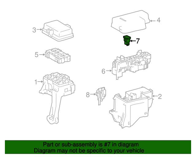 20132018 Toyota RAV4 Fusible Link 9098208274 Toyota Parts Center
