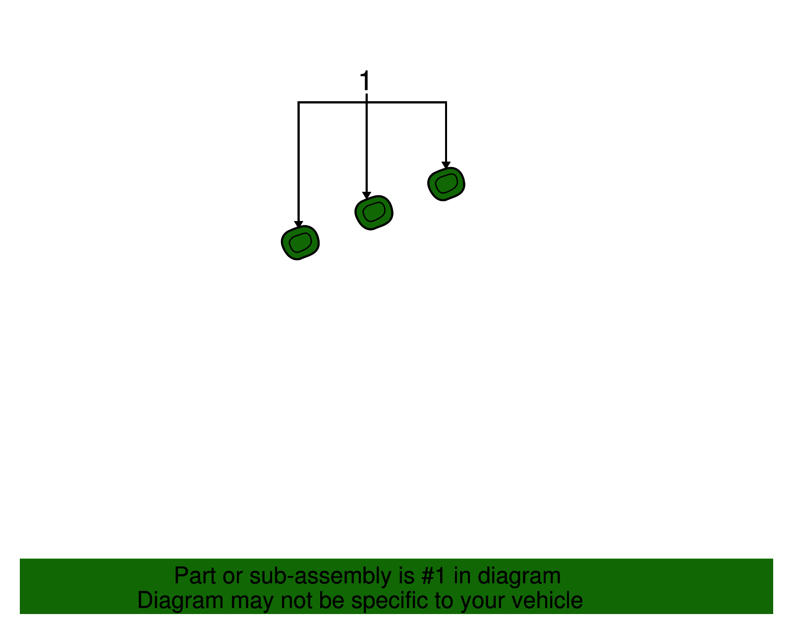 Red Roof Clearance Center Lamp - GM (25809313)