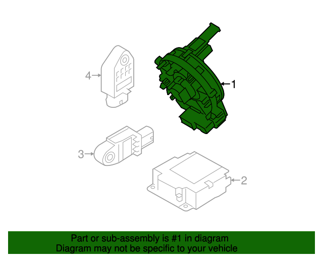 20142016 Kia OEM NEW 20142016 Kia Forte Koup Forte5 Clock Spring