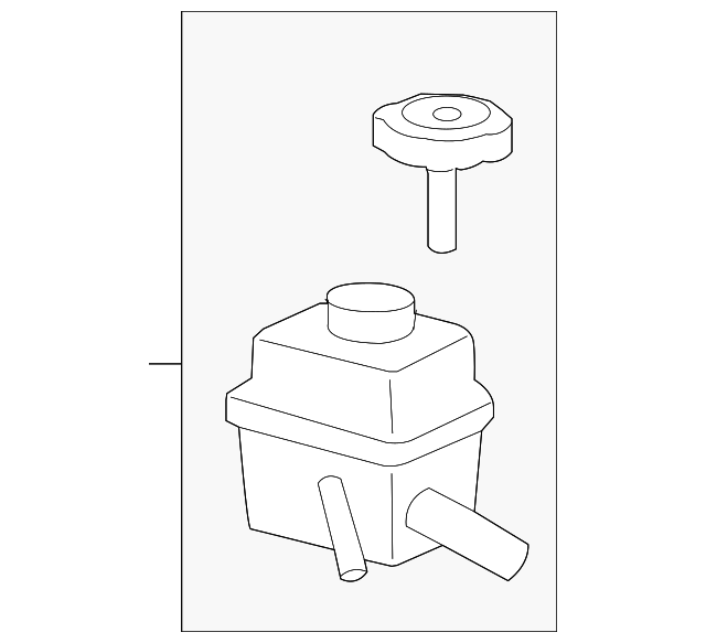 20102015 Chevrolet Camaro Power Steering Fluid Reservoir 92233427 GM