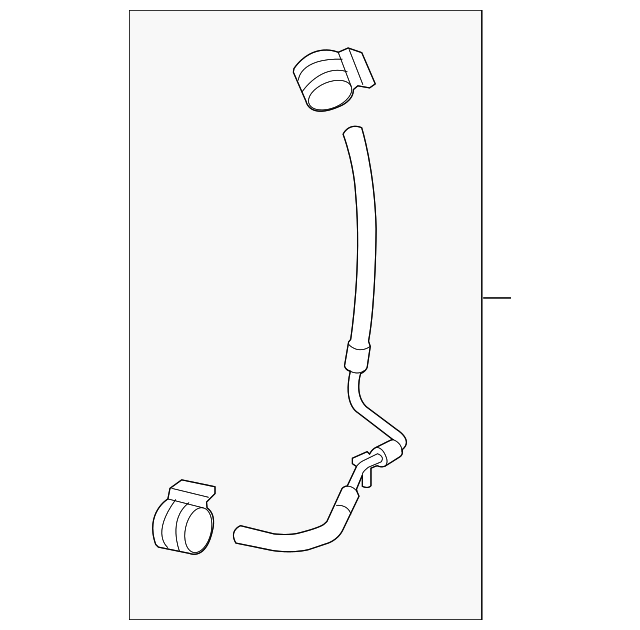 Power Steering Return Hose GM (92249333)