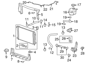 NEW OEM Ford Radiator Air Deflector Lower FT4Z-8327-A Ford Edge 2015 - View #11