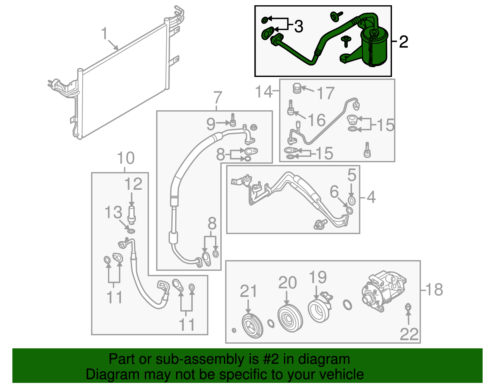 Motorcraft™ A/C Receiver Drier - Ford (YL-209)