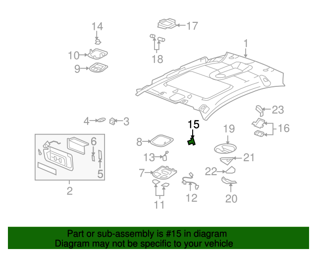 Sunroof Switch GM (10382937)
