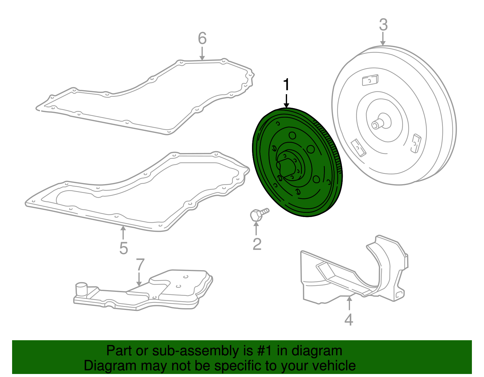 Engine Flywheel - GM (12579453)