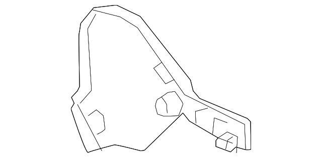 Dark Titanium Passenger Seat Inner Adjuster Front Finish Cover - GM (84098353)