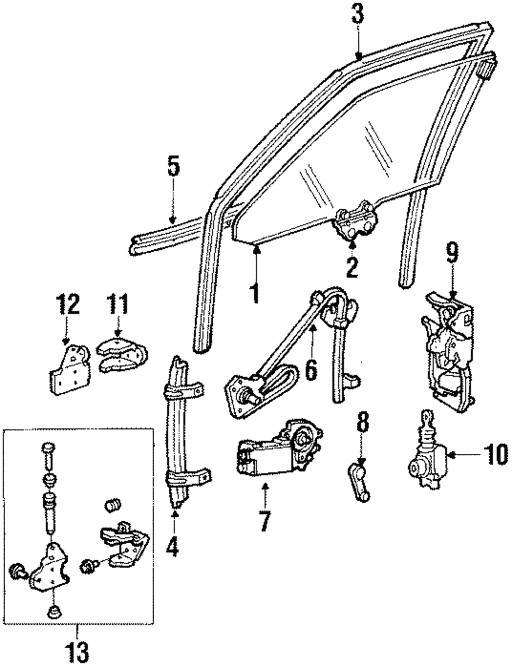 Belt Weather-Strip - GM (20107159)