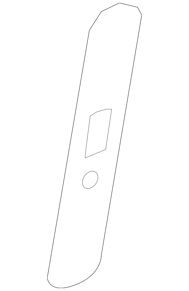 Cover, P/Seat Shldr Belt Gde Trk Tr - GM (15781915)