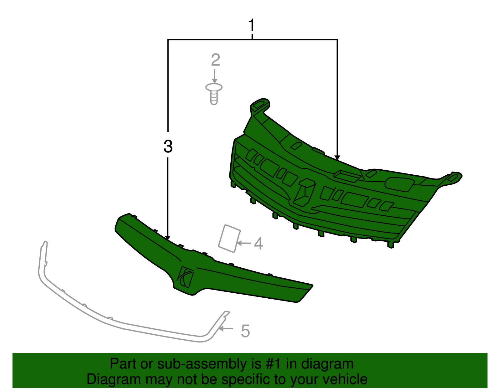 Front Grille - GM (94701143)