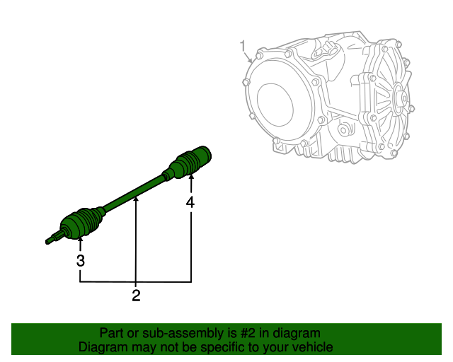 22873444 OEM GM SHAFT GM Parts Center