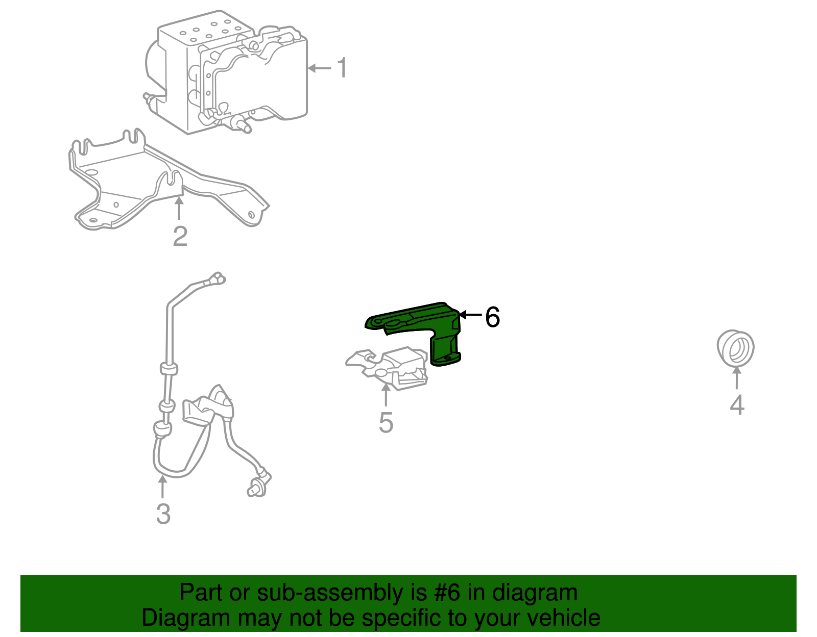 Yaw Sensor Bracket - Toyota (89189-12060)