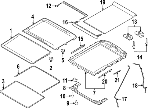 Sunroof for 2022 Ford F-150 Lightning TascaParts
