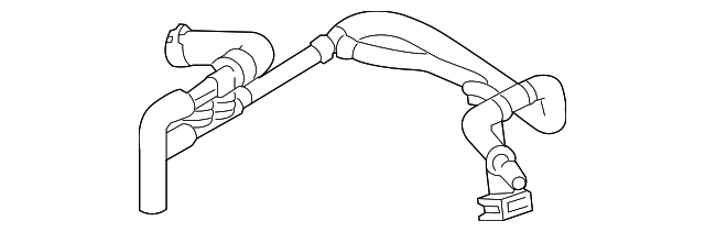 Connector Hose - Ford (HE9Z-9C490-D)