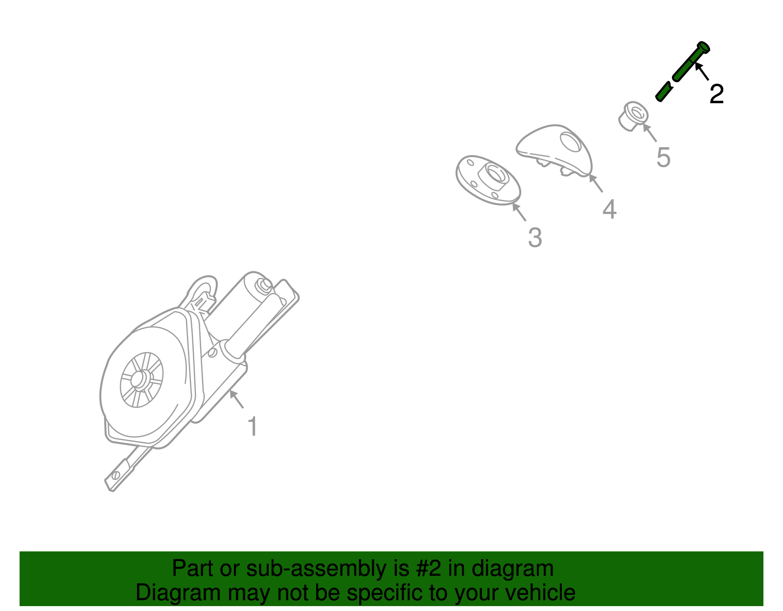 Antenna Mast - Ford (F1TZ-18A886-A)