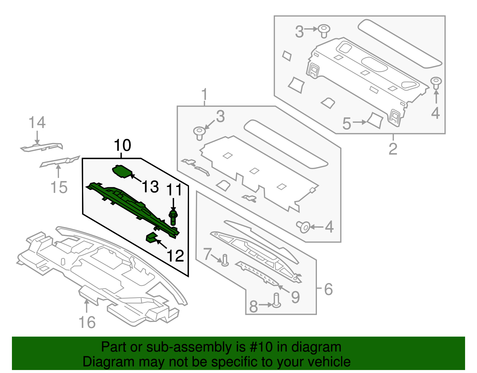 Sunshade - Ford (GD9Z-54402A34-AR)