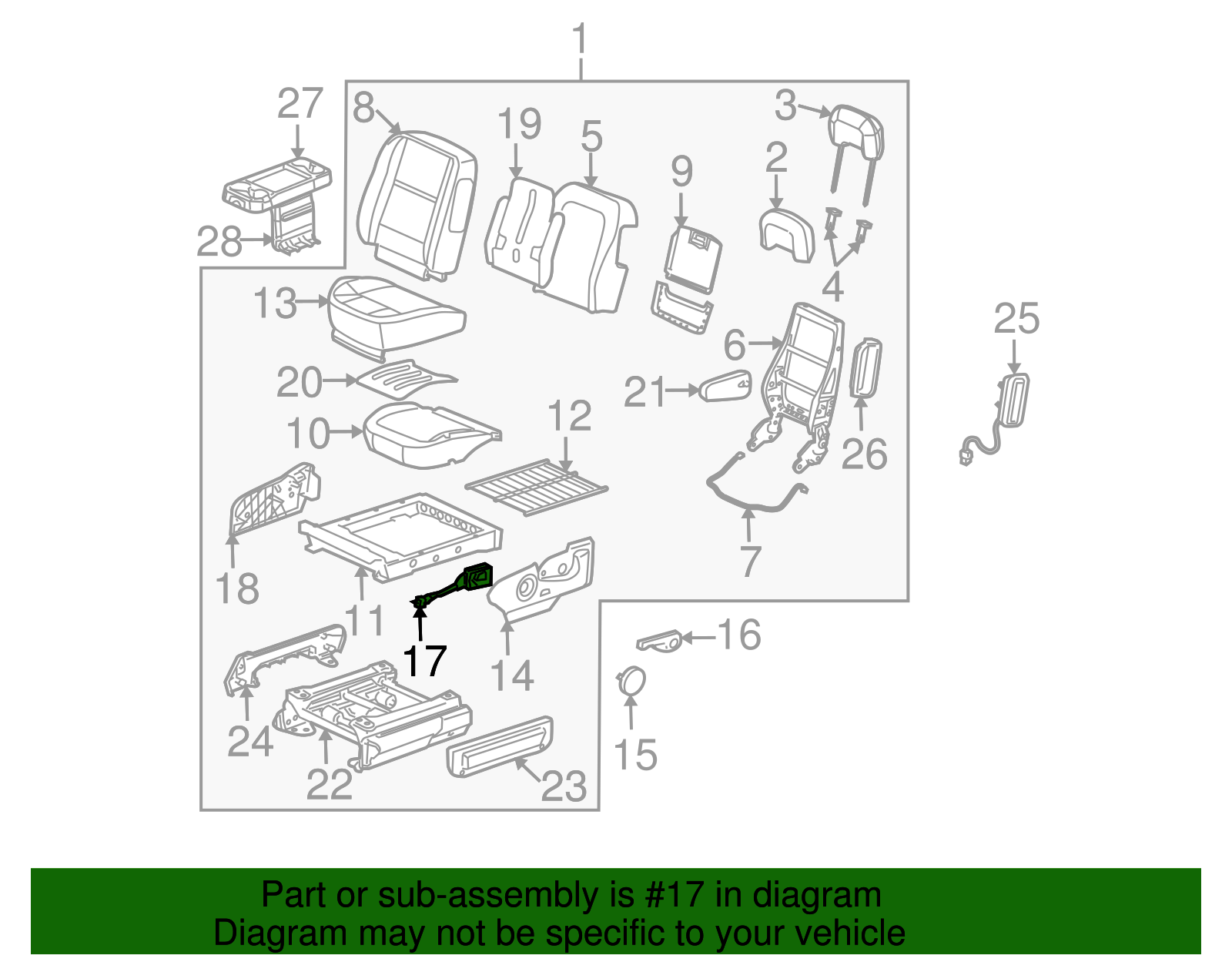 Adjuster Switch - GM (88899540)