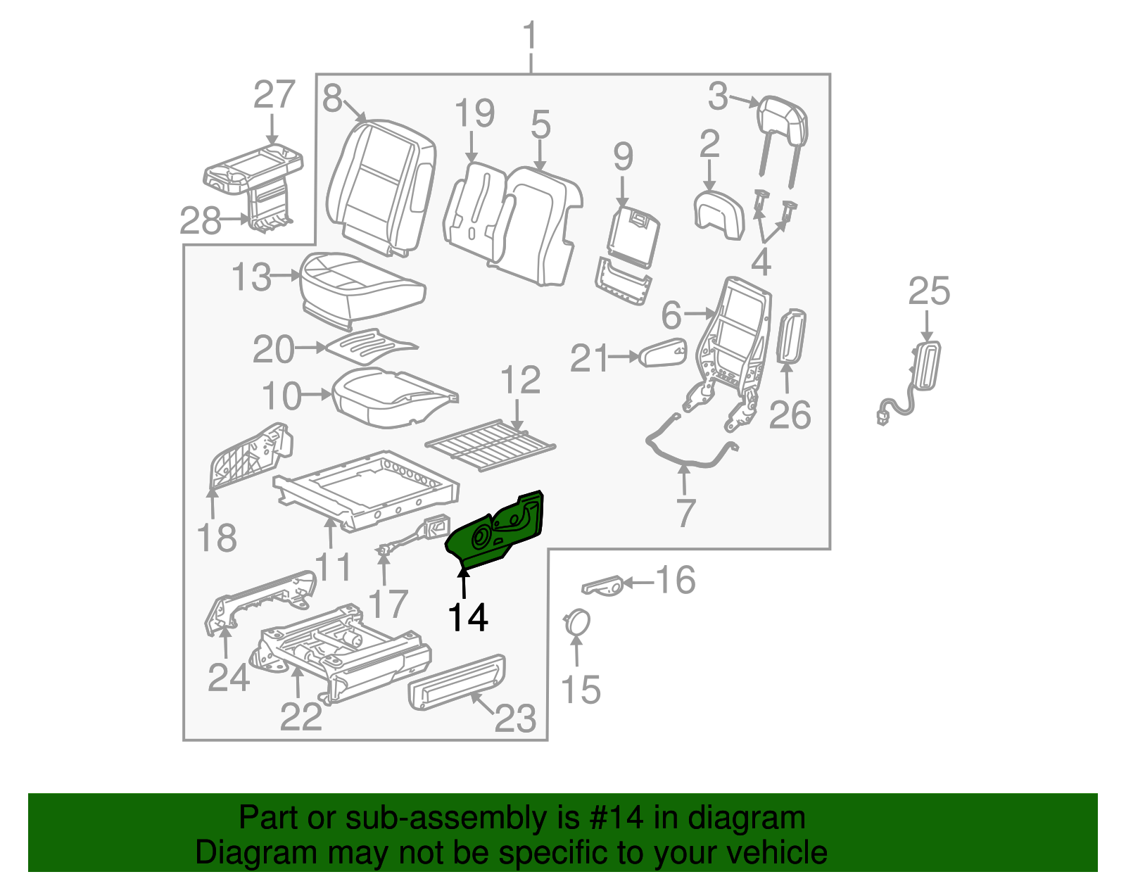 Outer Finish Panel - GM (88899542)