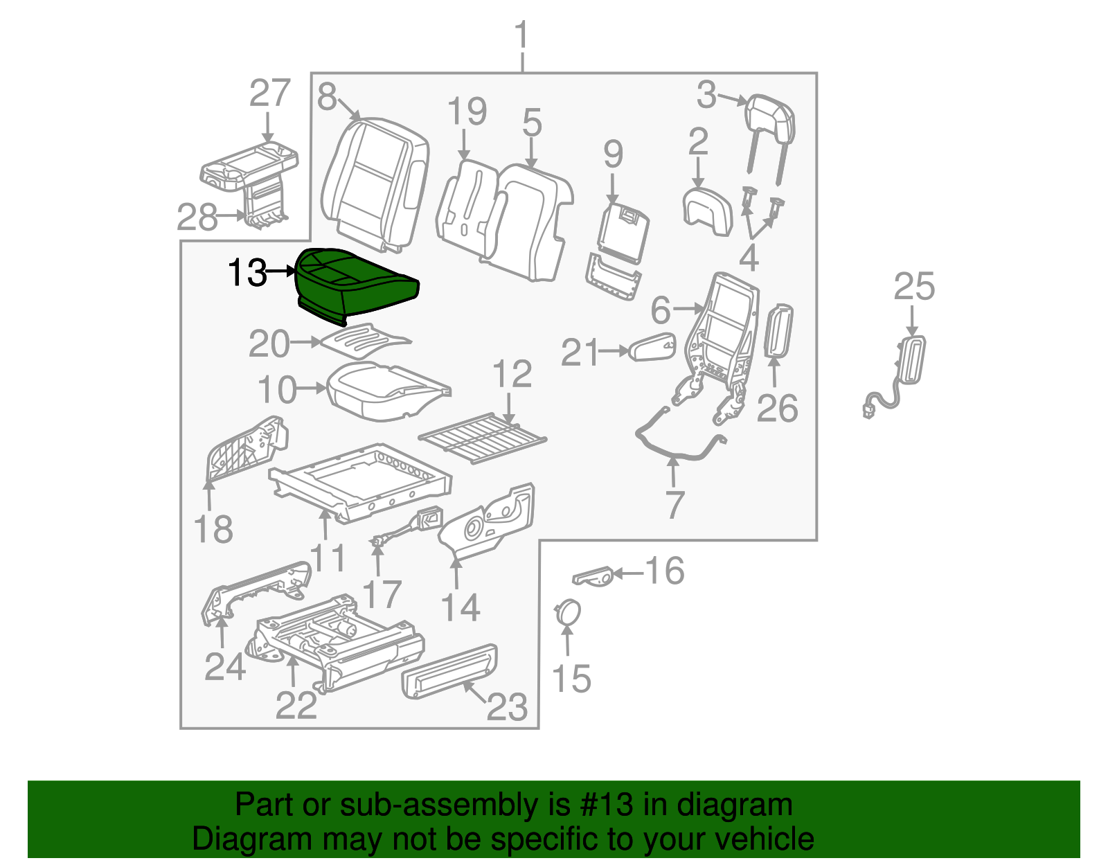 Seat Cover - Buick (89044163)