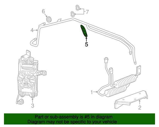 20062019 GM Automatic Transmission Fluid Cooler Pipe Fitting Seal