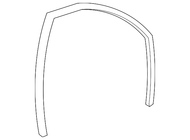Passenger Side Front Door Window Channel - GM (96624301)