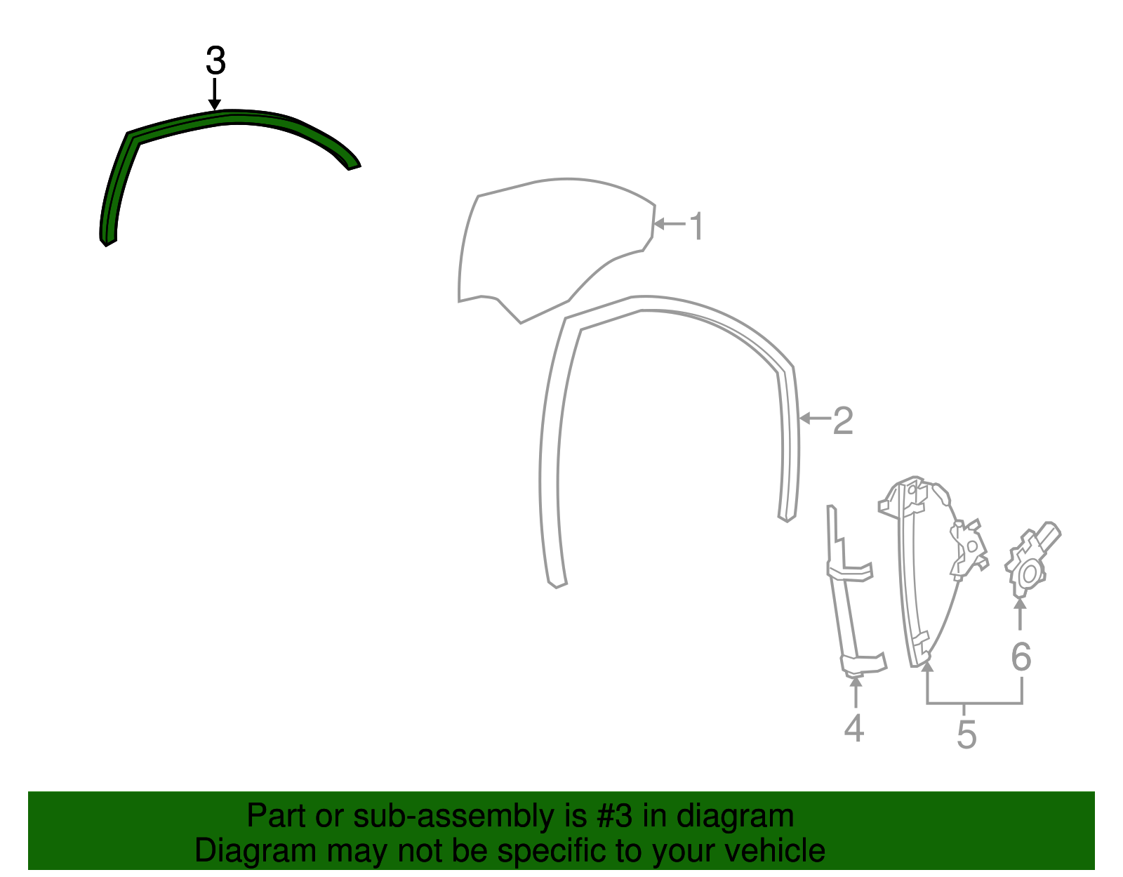 Weatherstrip - GM (96832696)