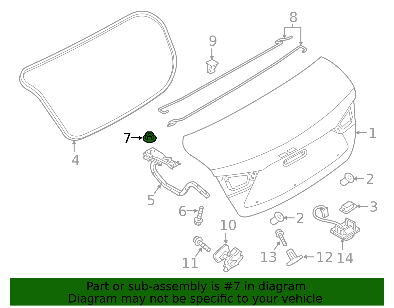 Hinge Nut - Scion (90118-WBA08)