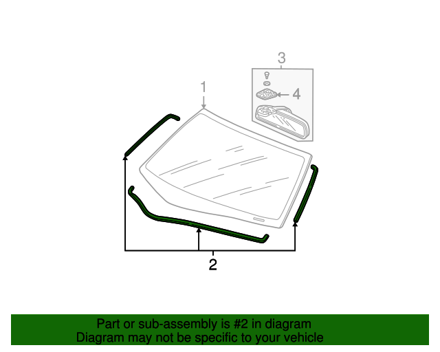 20022006 Acura RSX Windshield Dam 04731S6M000 XportAuto