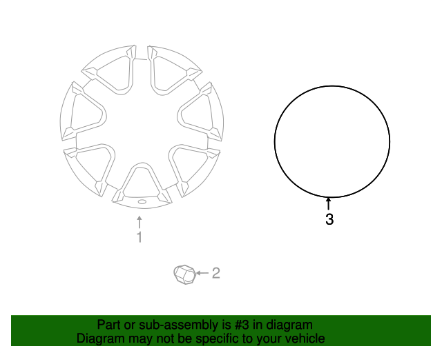 20082010 Infiniti QX56 Center Cap 40315ZQ10A OEM Parts Online