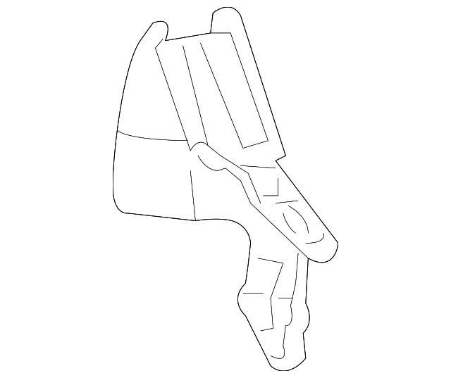 Medium Pewter Passenger Seat Recliner Finish Cover - GM (89042774)