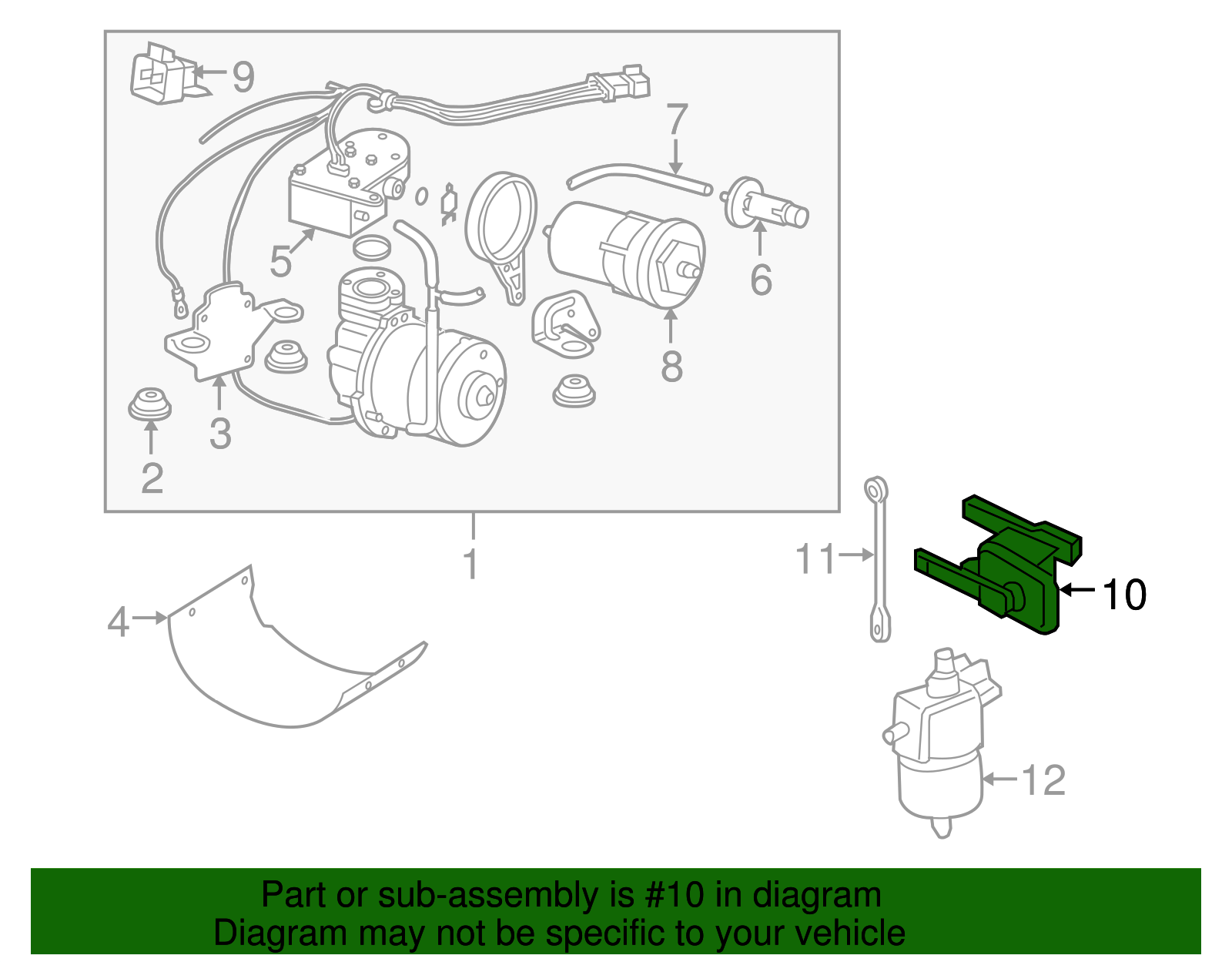 Automatic Level Control Sensor - GM (88964311)