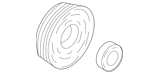 Air Conditioning Compressor Clutch Pulley - GM (6580046)