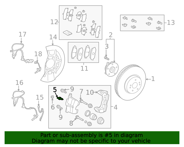 4754720010 Brake Bleeder Screw 19852023 Toyota Brantford Toyota Parts
