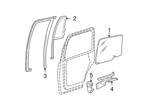 Rear Door for 2000 Ford Expedition | Ford Parts Catalog