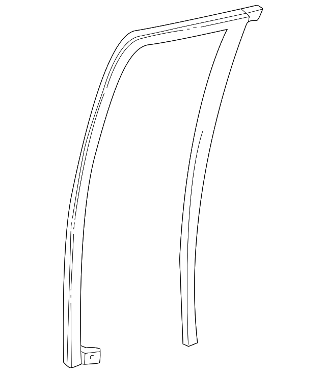 Run Channel - Ford (YL1Z-7825767-AB)