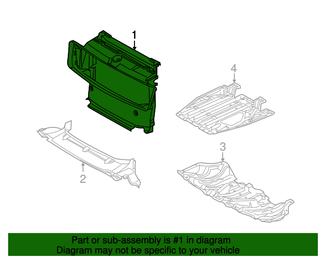Genuine OEM Air Deflector Part# LR011194 Fits 2010-2012 Land Rover ...
