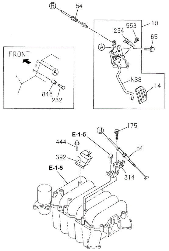 8971813890 Pedal Assembly, Accelerator 19981999 Honda Passport