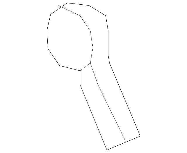 20072017 GM Ebony Passenger Seat Lumbar Support Actuator Lever 15900287