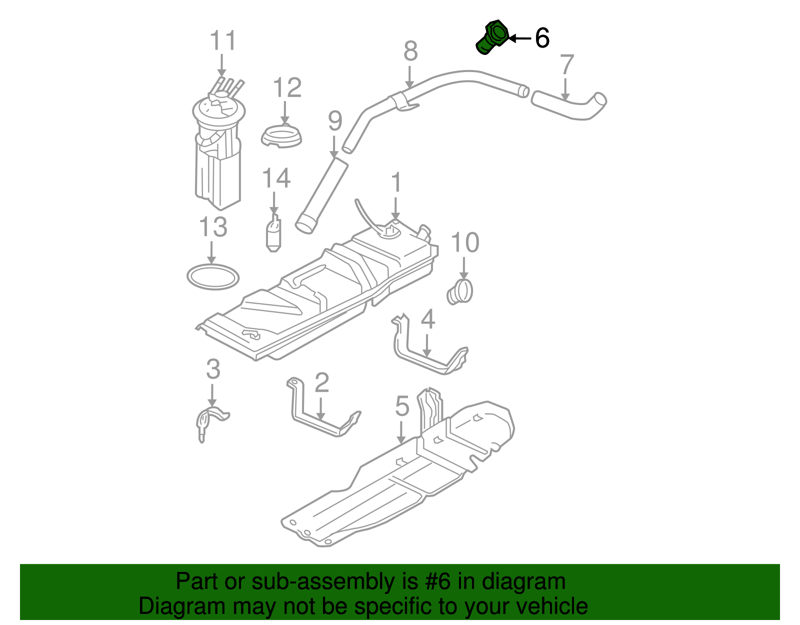 Fuel Tank Filler Pipe - GM (88983256)