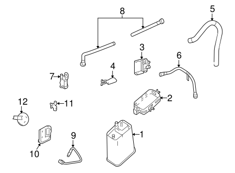 Emission Components for 2004 Cadillac XLR #0