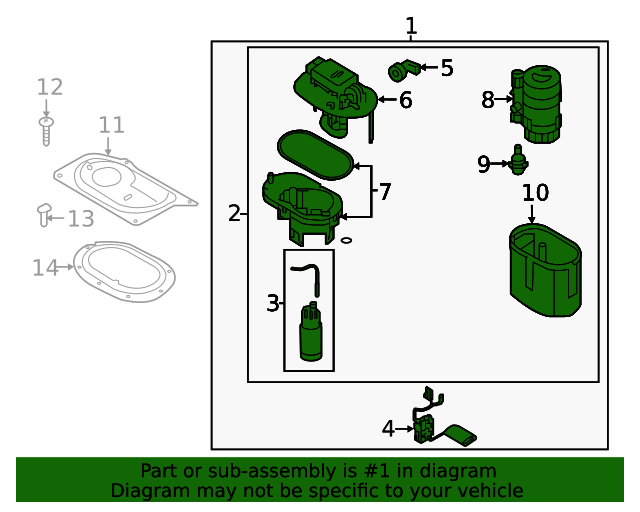 20172020 Kia Optima Fuel Pump Assembly 31110E6800 OEM Parts Online