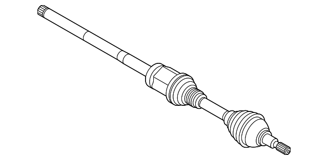 Axle Assembly - Ford (HG9Z-3B436-K)