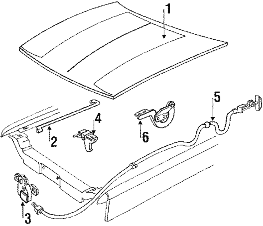 Hood - Ford (E83Z-16612-A)